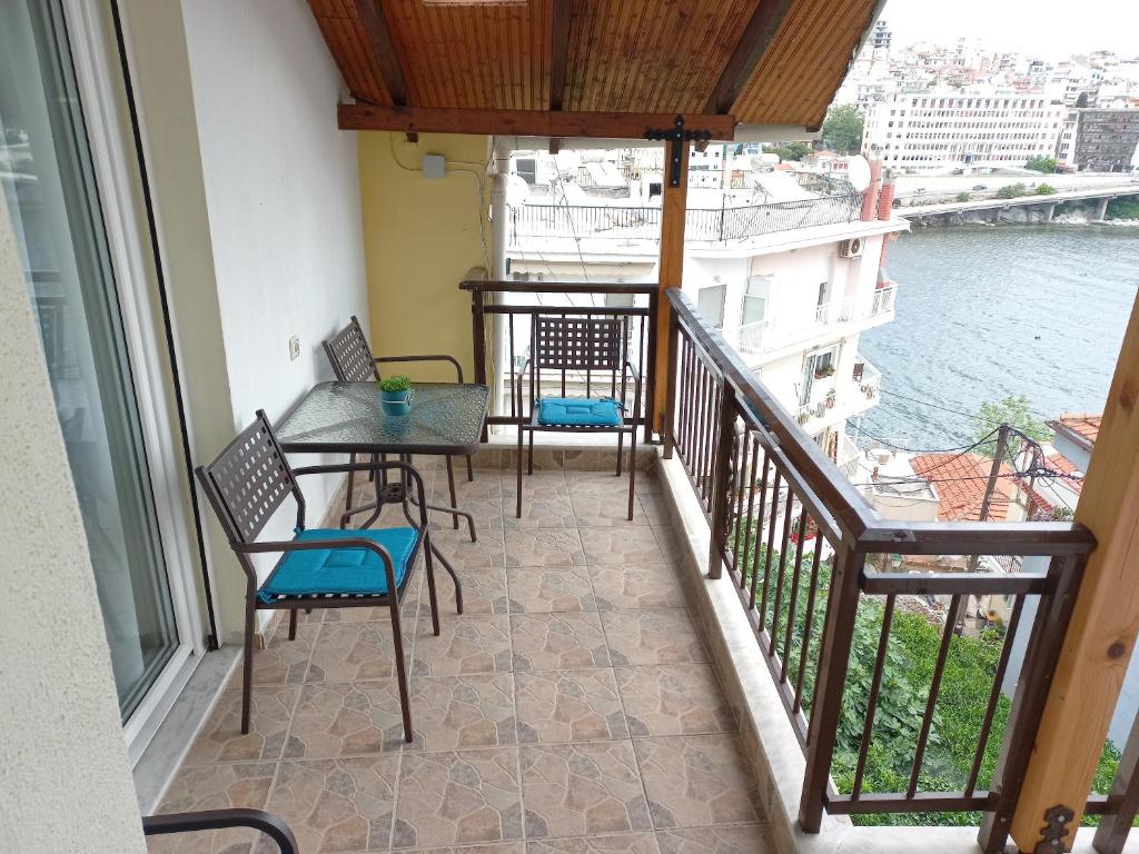Balkón alebo terasa v ubytovaní Sofita view Kavala