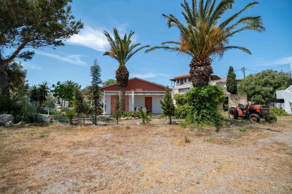 Κήπος έξω από το Milos Alexandra Studio