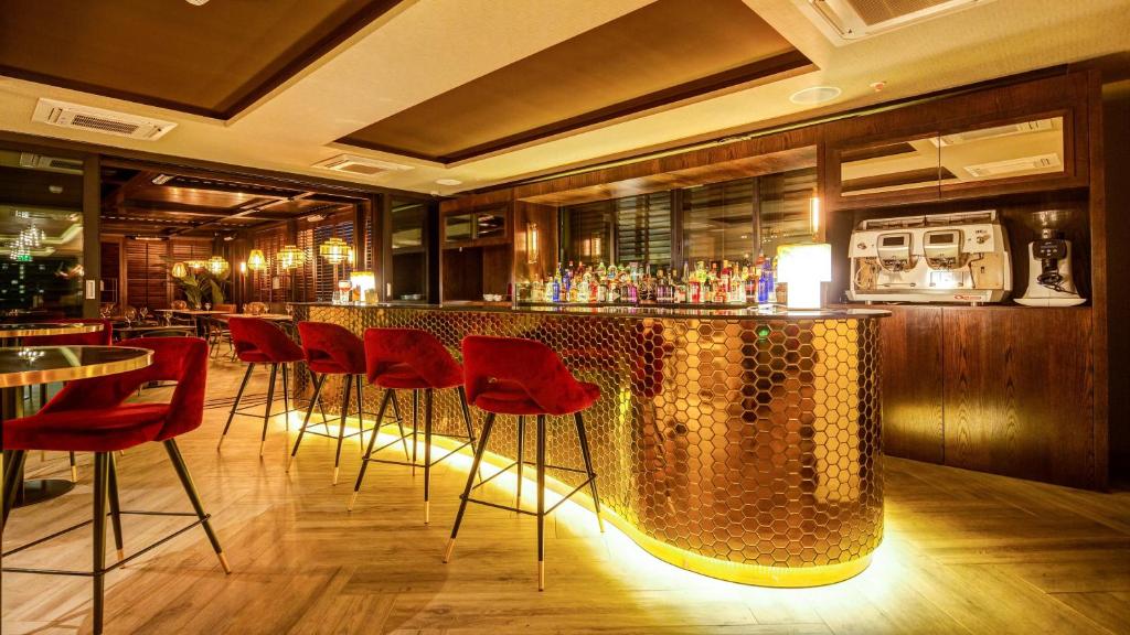 Lounge nebo bar v ubytování Hotel Nodo - El hotel que respira
