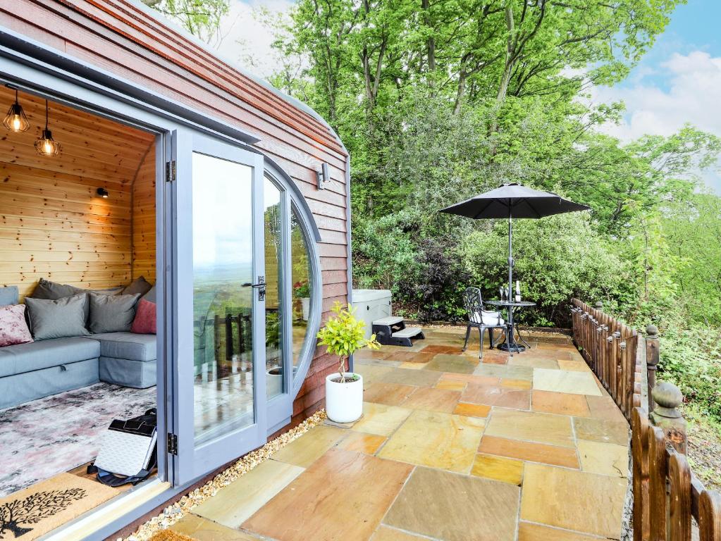 Zahrada ubytování Offas Dyke Escape