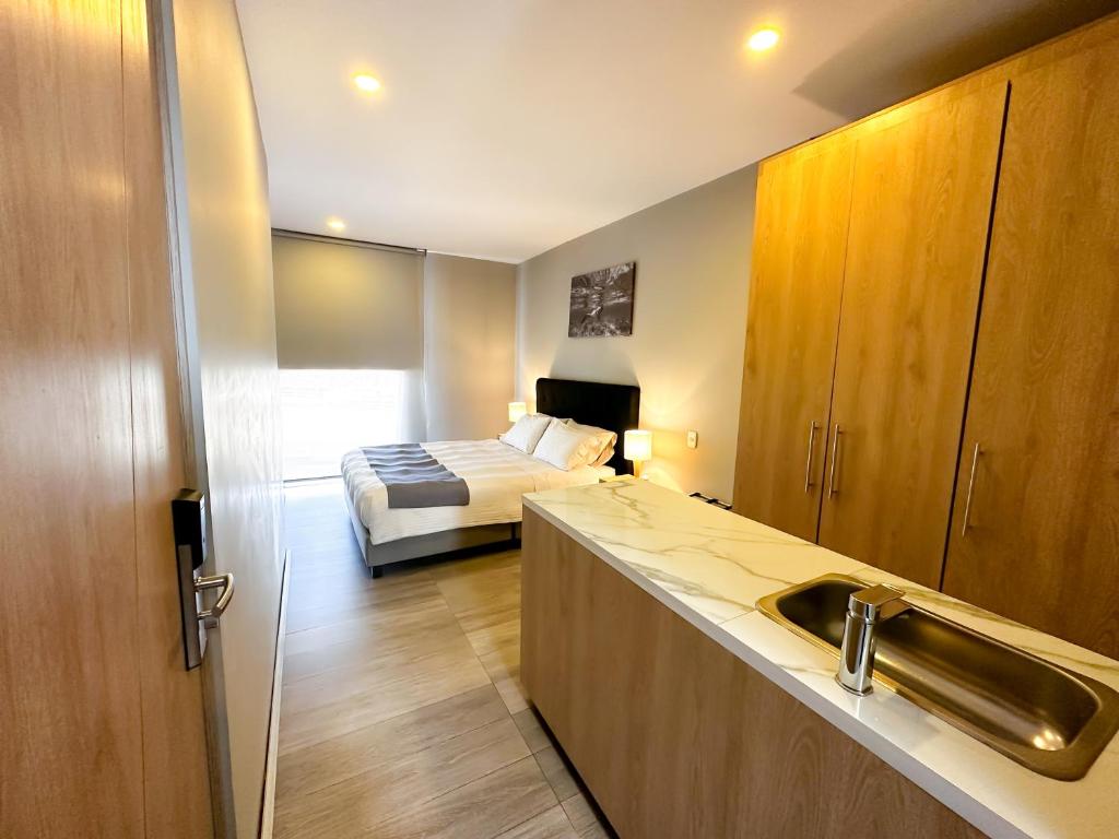 Posezení v ubytování Hotel Arena Suites Movistar Arena