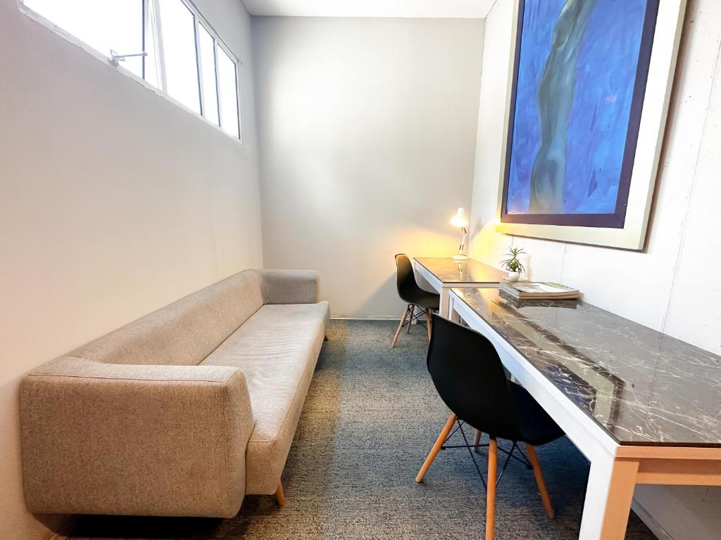 Posezení v ubytování Hotel Arena Suites Movistar Arena