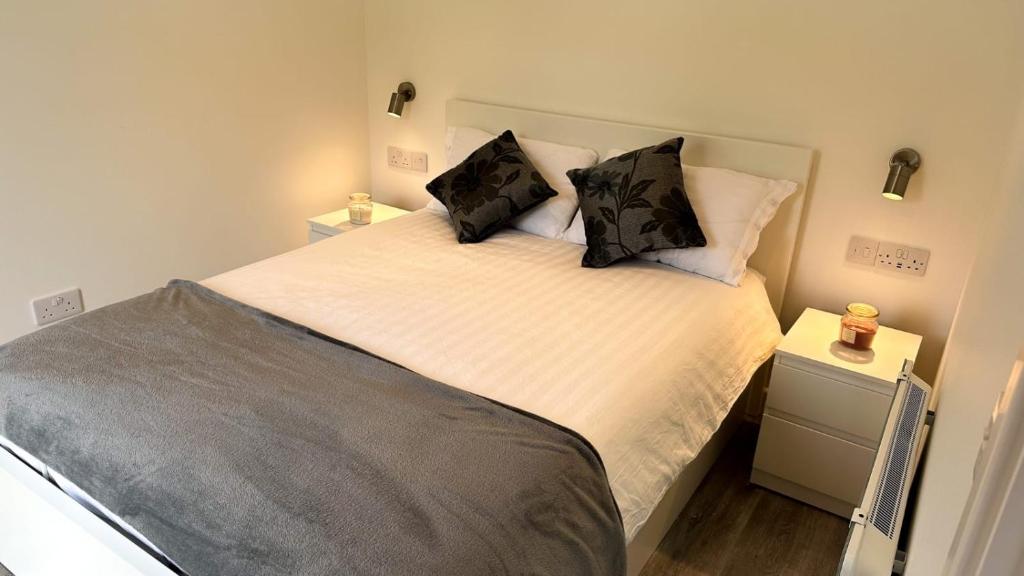Postel nebo postele na pokoji v ubytování Ardvreck Chalet self-catering