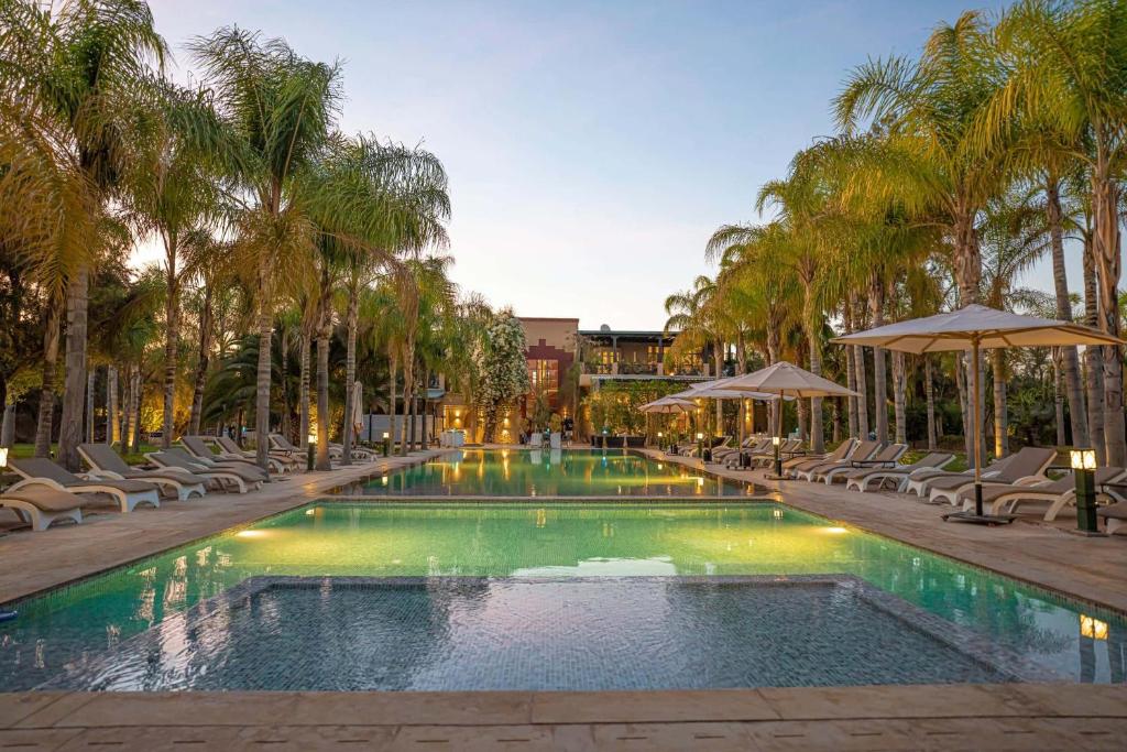 Bazén v ubytování Palais Mirage d'Atlas, Hôtel de Luxe & Spa nebo v jeho okolí