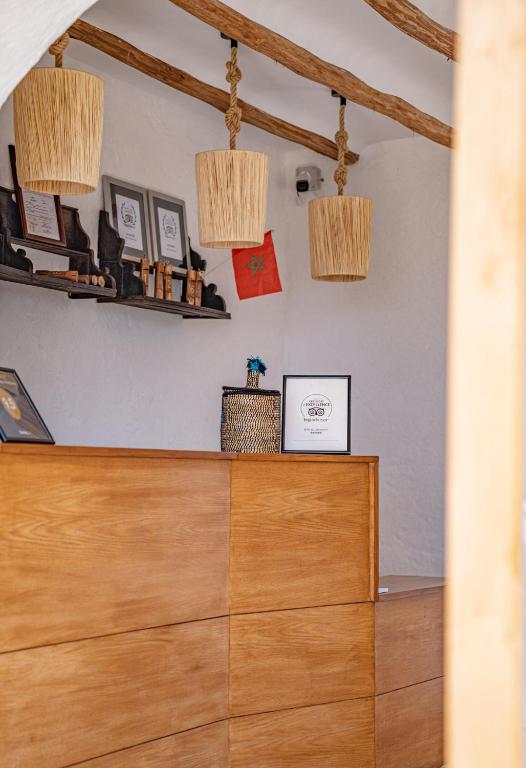 Kuchyň nebo kuchyňský kout v ubytování Dar El Mandar - Ferme & Table d'Hôte Berbère