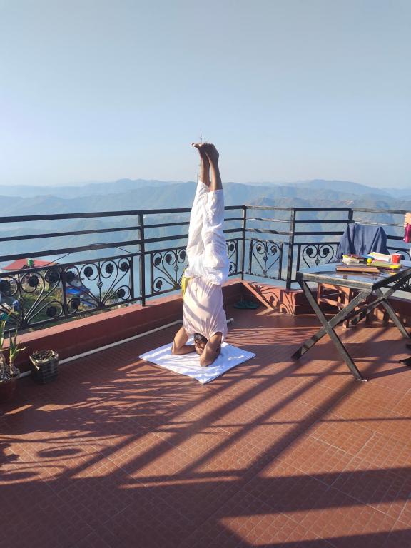 Balcone o terrazza di Hotel High Ground Inn Sarangkot