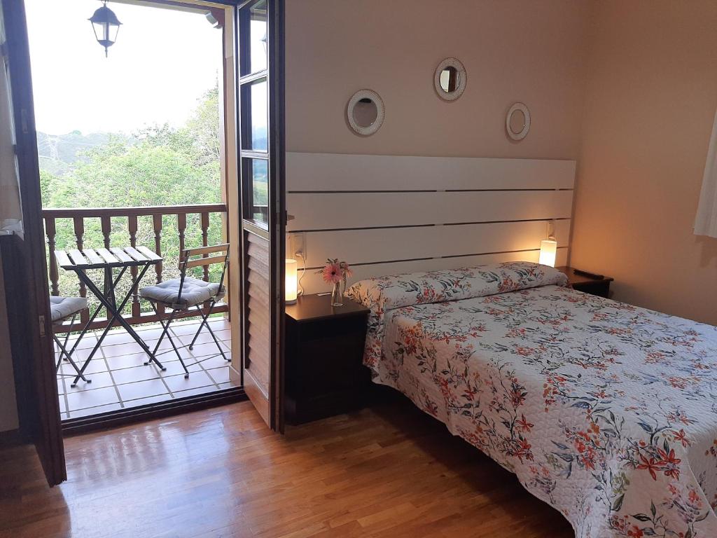 A bed or beds in a room at Valle la Fuente