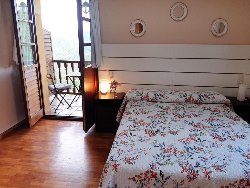 A bed or beds in a room at Valle la Fuente