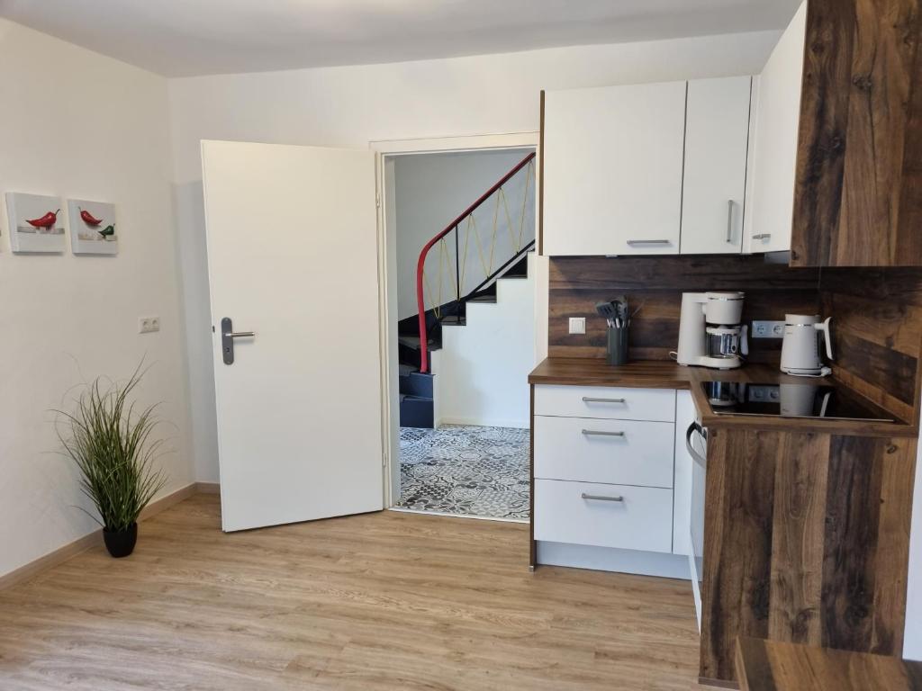 Kuchyň nebo kuchyňský kout v ubytování Ferienhaus Stefan