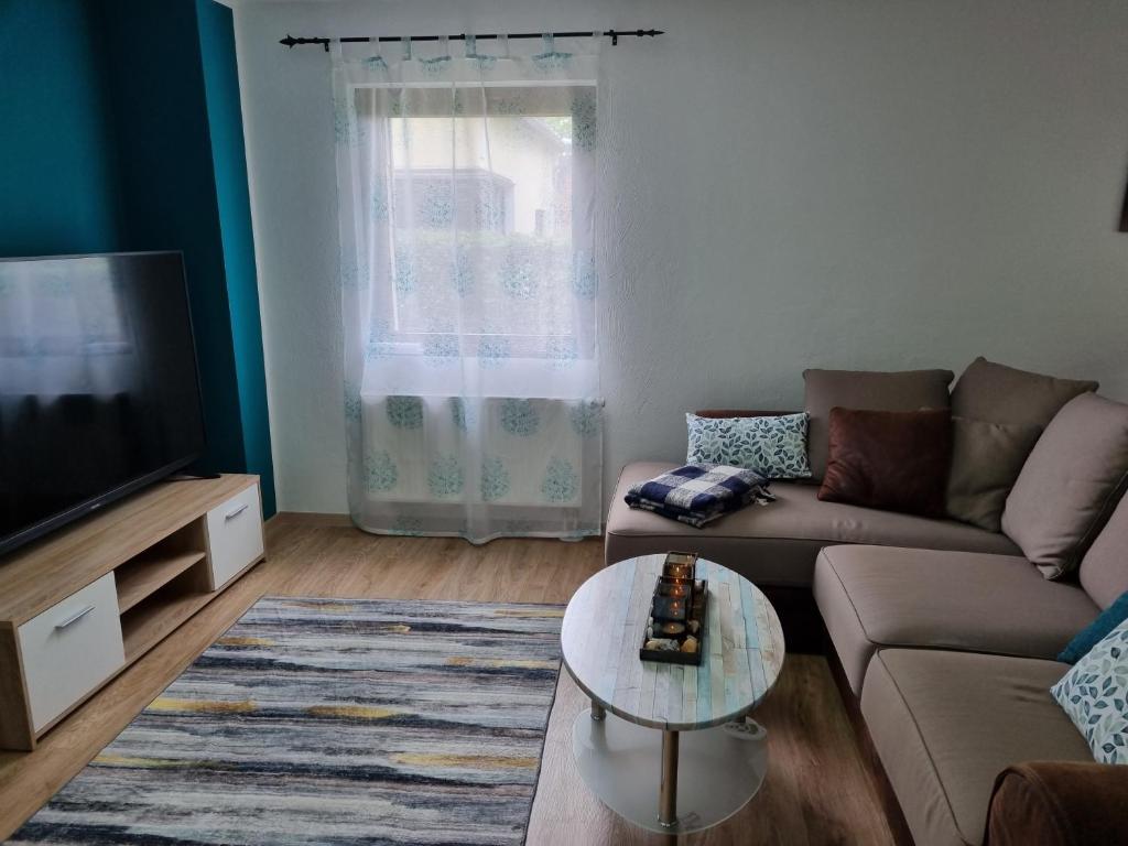 Posezení v ubytování Ferienhaus Stefan