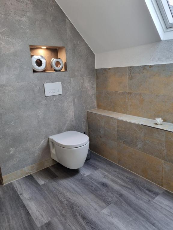 Koupelna v ubytování Ferienhaus Stefan