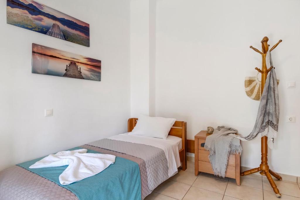Posteľ alebo postele v izbe v ubytovaní Nikoleta Apartment 2
