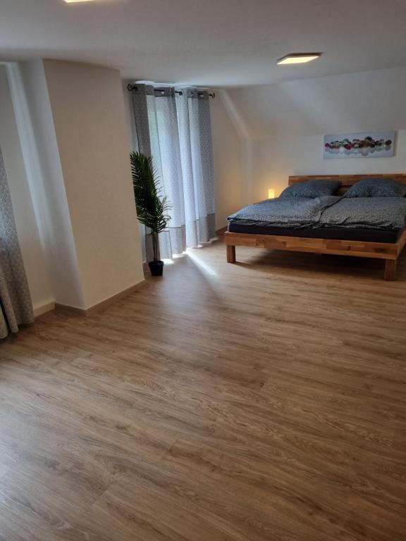 Postel nebo postele na pokoji v ubytování Ferienhaus Stefan