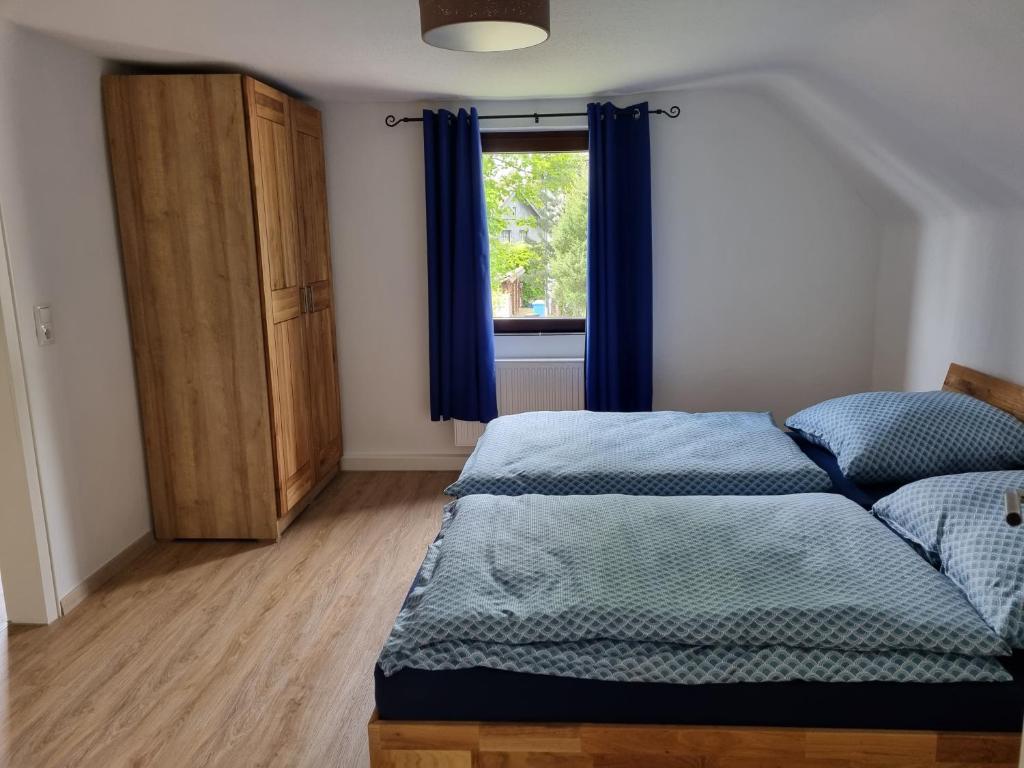 Postel nebo postele na pokoji v ubytování Ferienhaus Stefan
