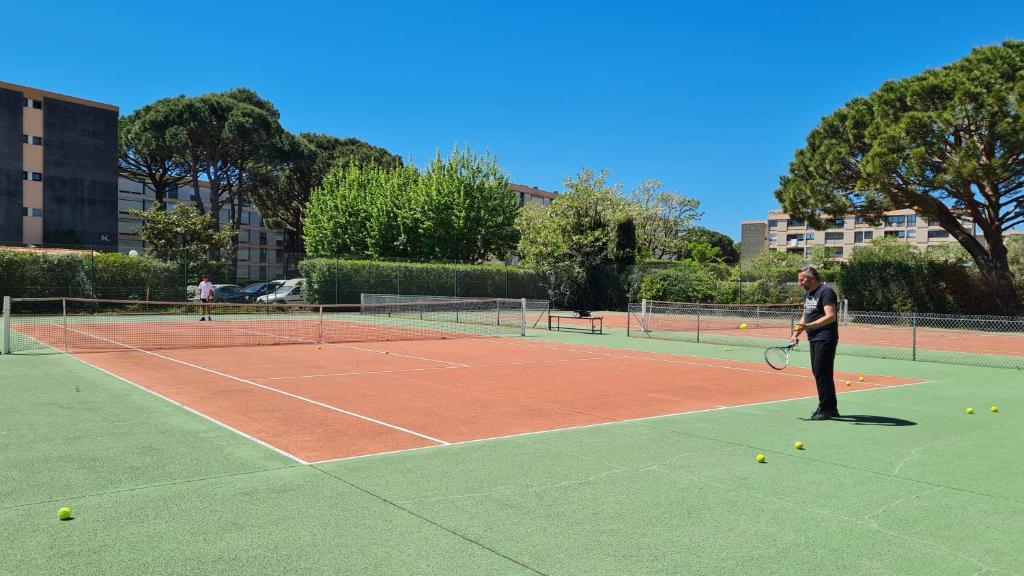 Tenis a/nebo squash v ubytování Appartement Design nebo okolí