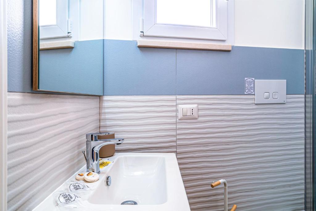 Koupelna v ubytování Casa Danieli
