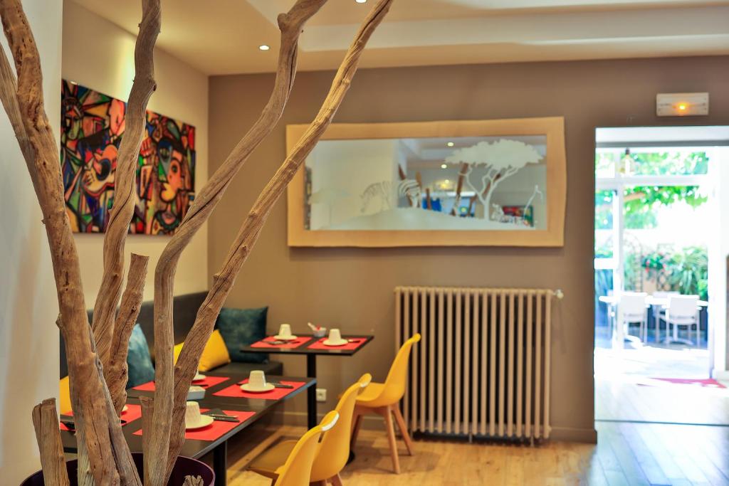 Posezení v ubytování Hôtel Provençal