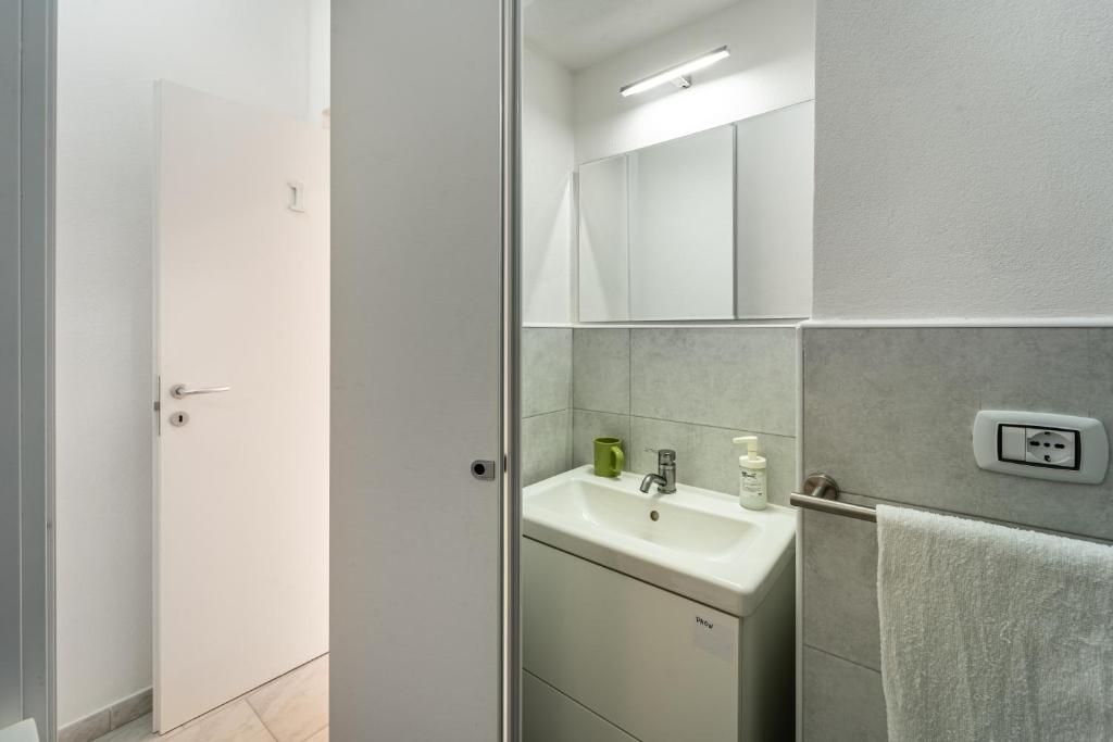 Koupelna v ubytování B&B il Rifugio