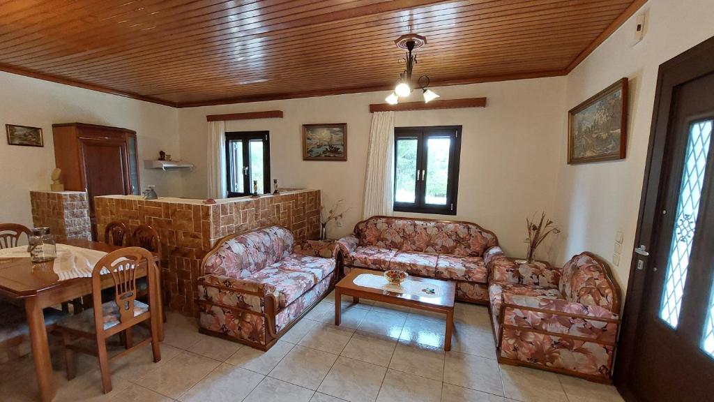 Posezení v ubytování Nature Villa
