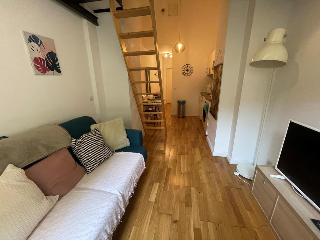 Posedenie v ubytovaní Studio mezzanine avec Terrasse privative cosy - REF MIMONT