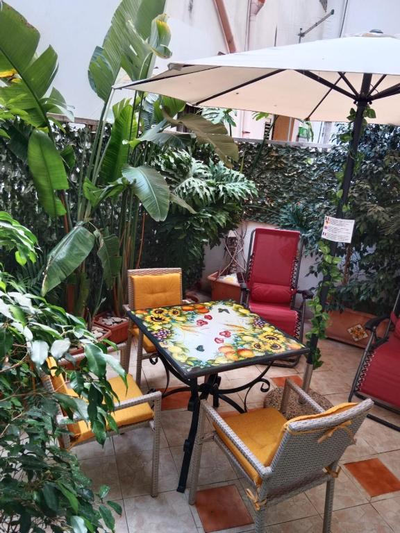 Ogród w obiekcie Casa Sicana
