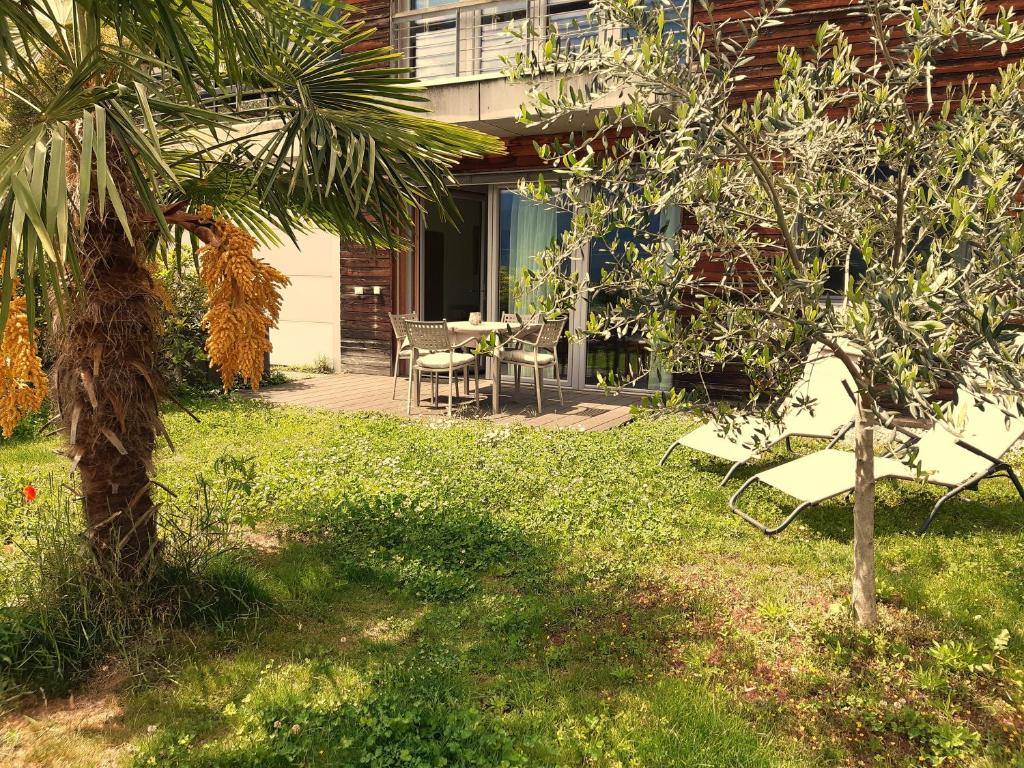 Zahrada ubytování Apartment Matthäus