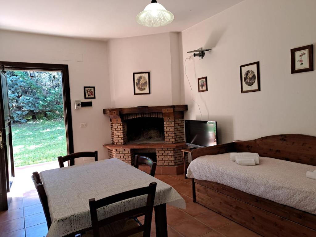 Postel nebo postele na pokoji v ubytování Antico Borghetto - Casa Vacanze