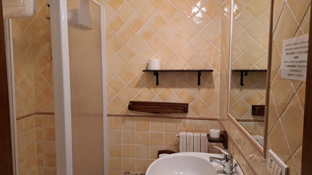 Koupelna v ubytování Antico Borghetto - Casa Vacanze