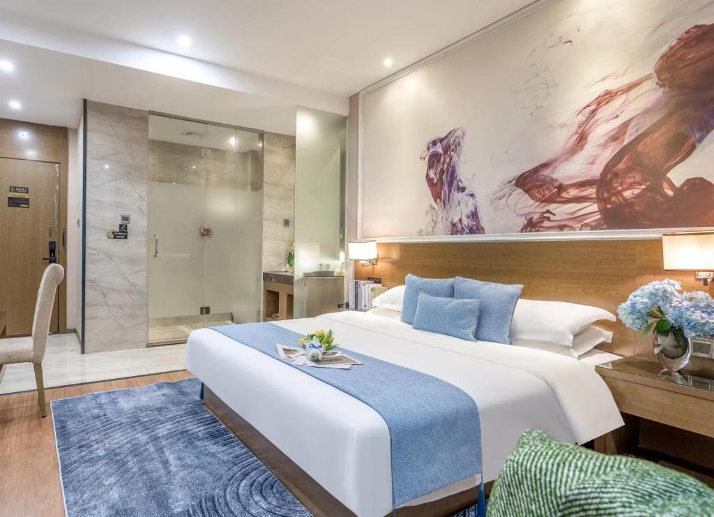 Posezení v ubytování Zhongshan Bafei Hotel