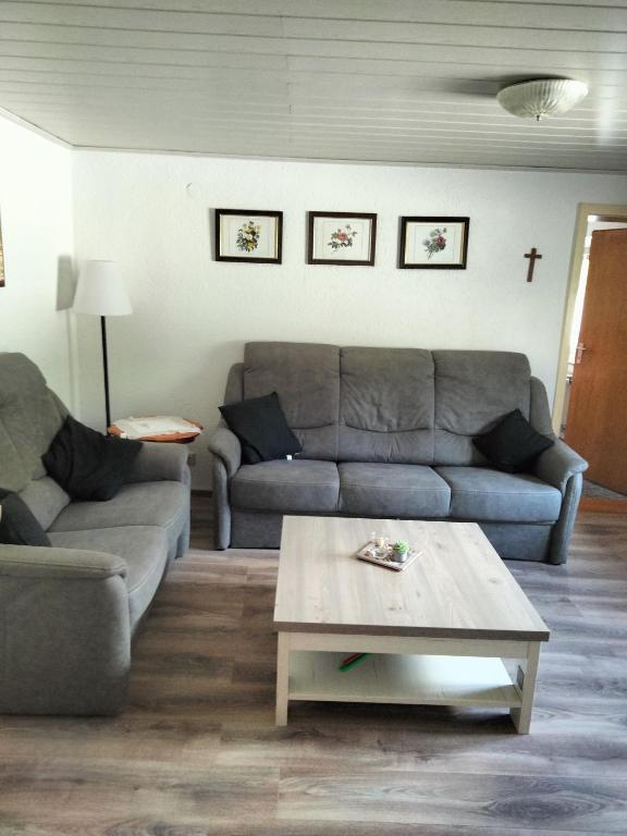 Posezení v ubytování Ferienwohnung Odorfer