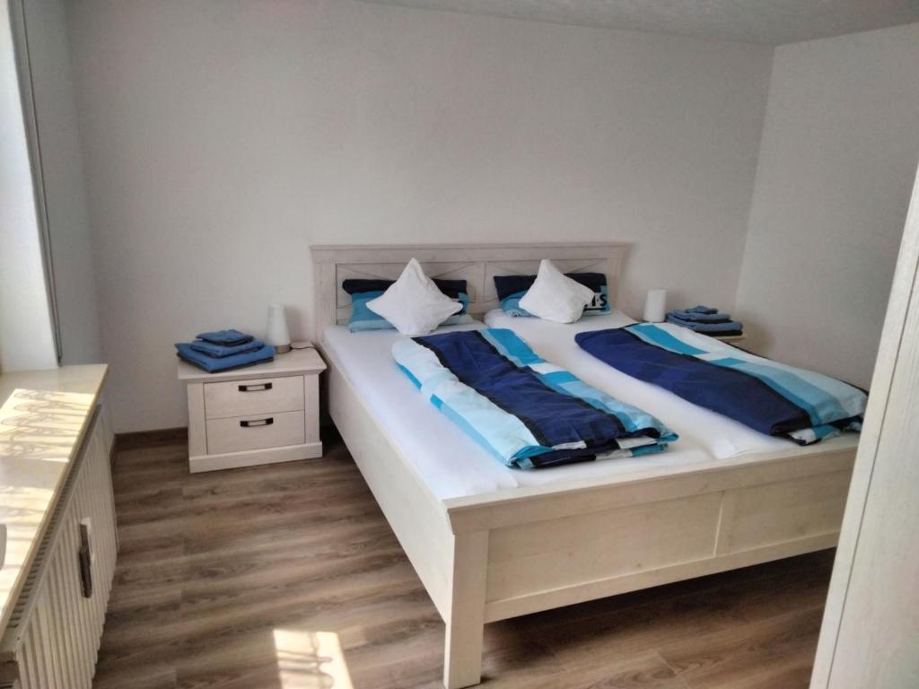 Postel nebo postele na pokoji v ubytování Ferienwohnung Odorfer