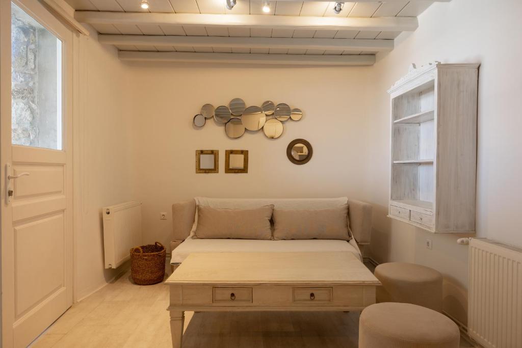 Istumisnurk majutusasutuses Amaris Mykonian Residence