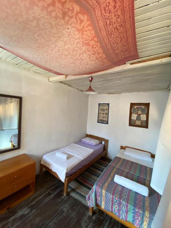 Postel nebo postele na pokoji v ubytování Medusa Camping