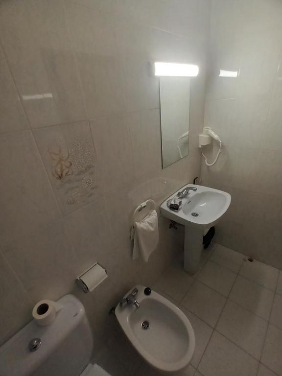Kúpeľňa v ubytovaní Hostal Can Jaume
