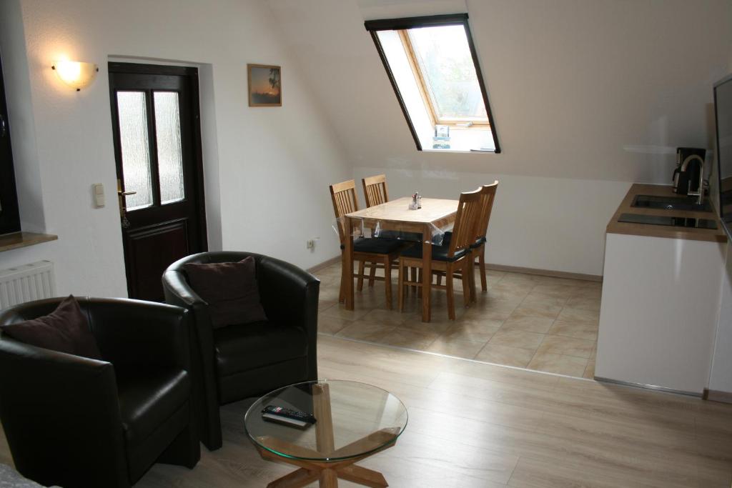TV a/nebo společenská místnost v ubytování Appartement Levien