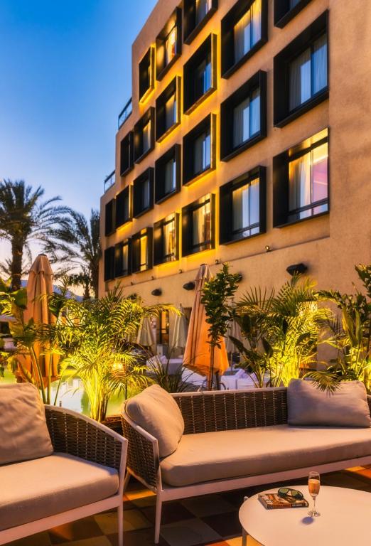 Posezení v ubytování Brown Eilat Hotel