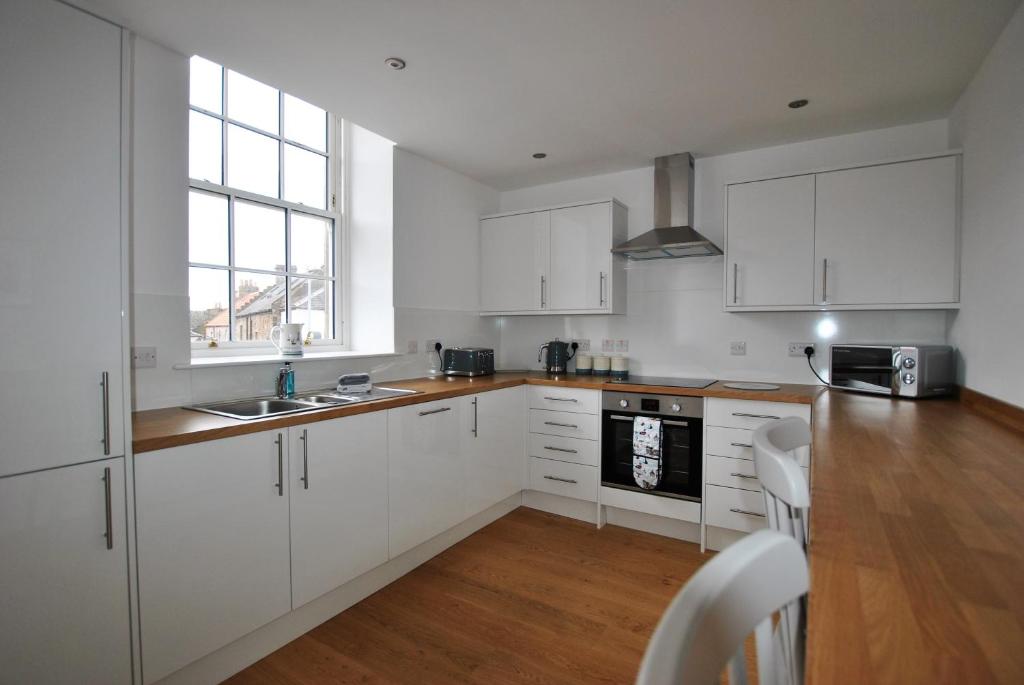 Kuchyň nebo kuchyňský kout v ubytování Walters Neuk Anstruther- luxury coastal home