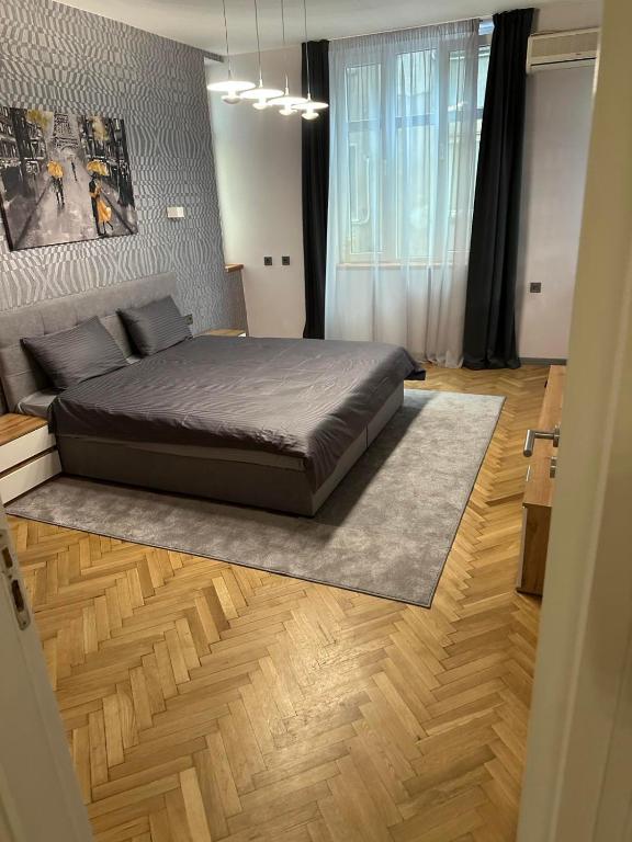 Postel nebo postele na pokoji v ubytování Lux apartments Top center
