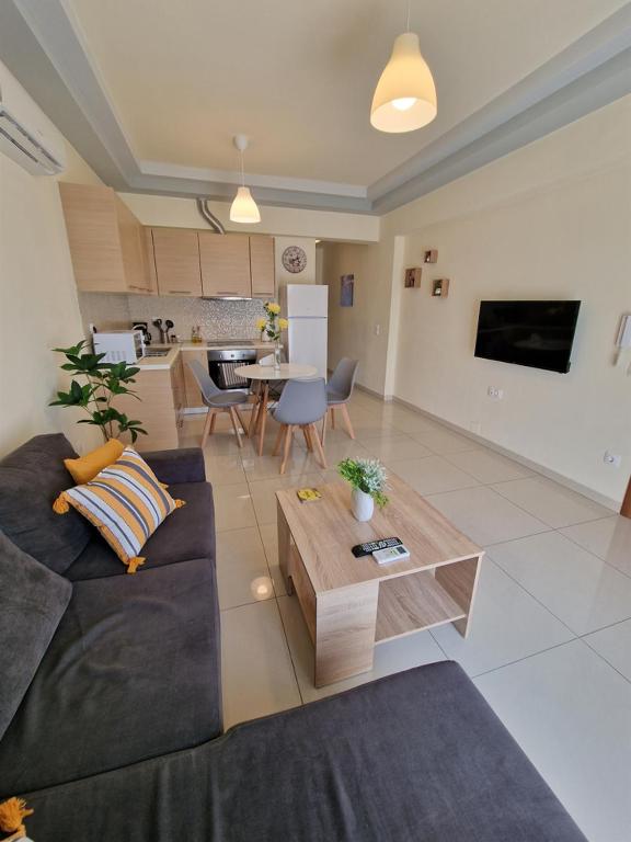 Posezení v ubytování luxury - comfy center rodos
