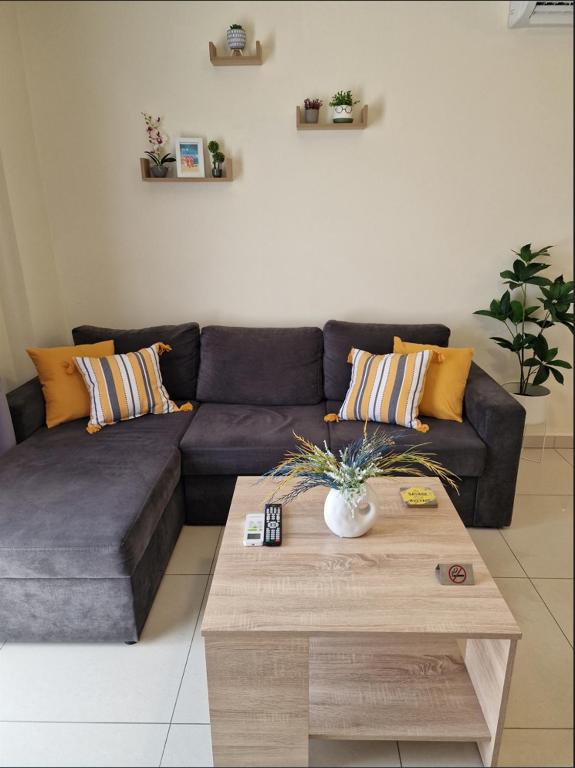 Posezení v ubytování luxury - comfy center rodos