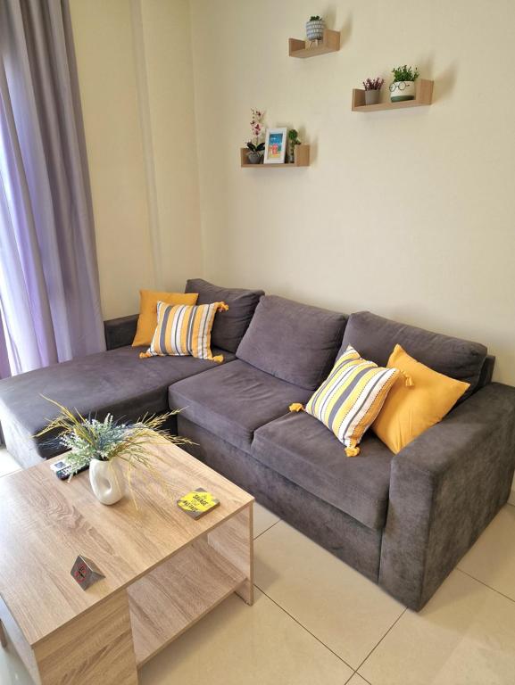 Posezení v ubytování luxury - comfy center rodos