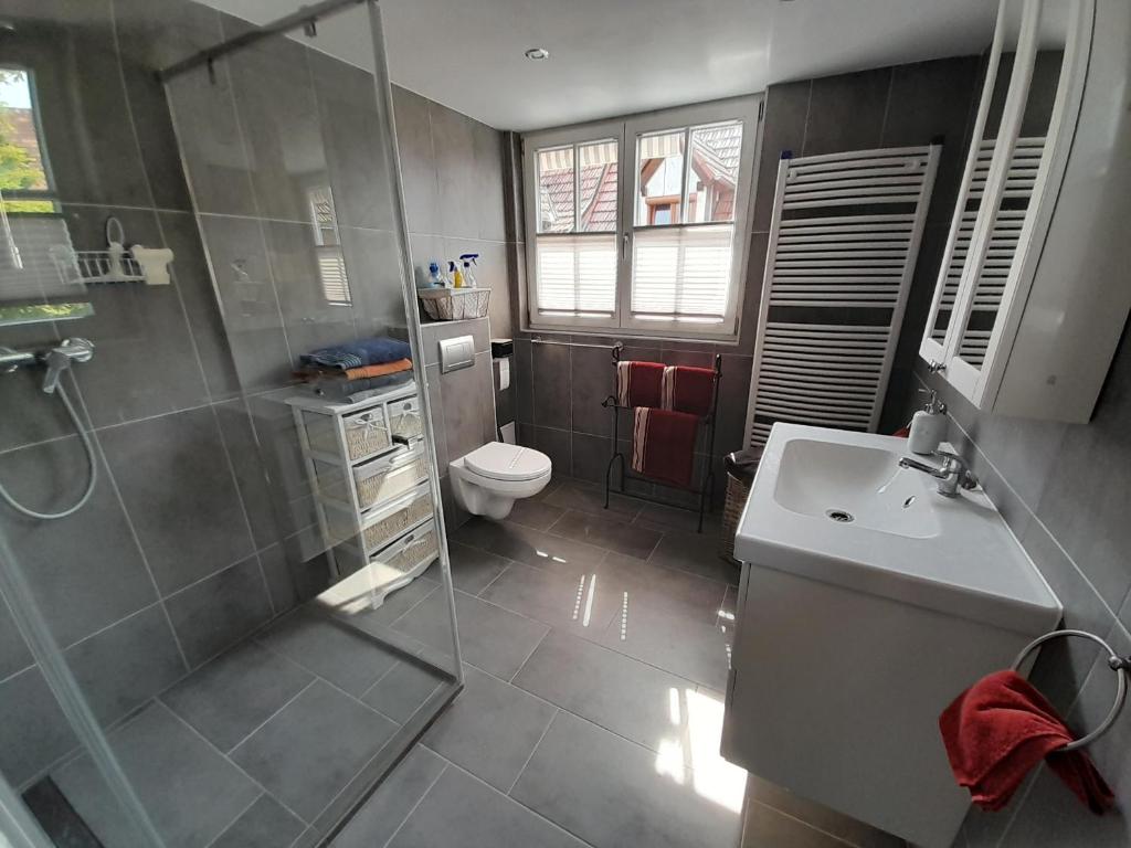 Koupelna v ubytování Ferienwohnung Camino