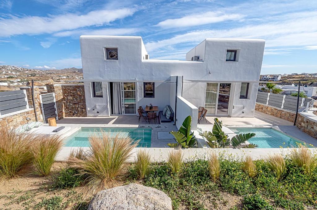 Bazén v ubytování Le Palme Mykonos nebo v jeho okolí