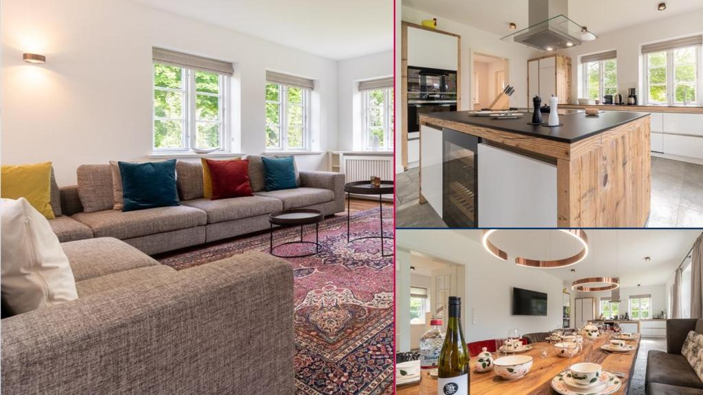 Η κουζίνα ή μικρή κουζίνα στο Villa Westküste