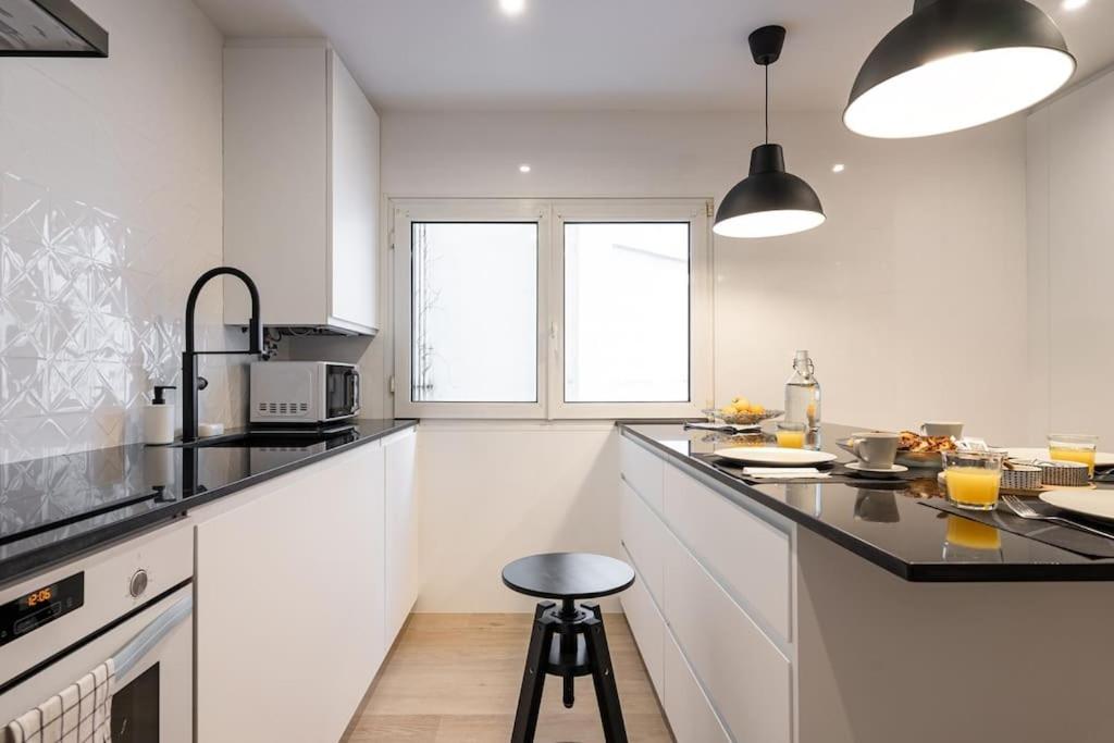 Kuchyň nebo kuchyňský kout v ubytování Apartamento San José