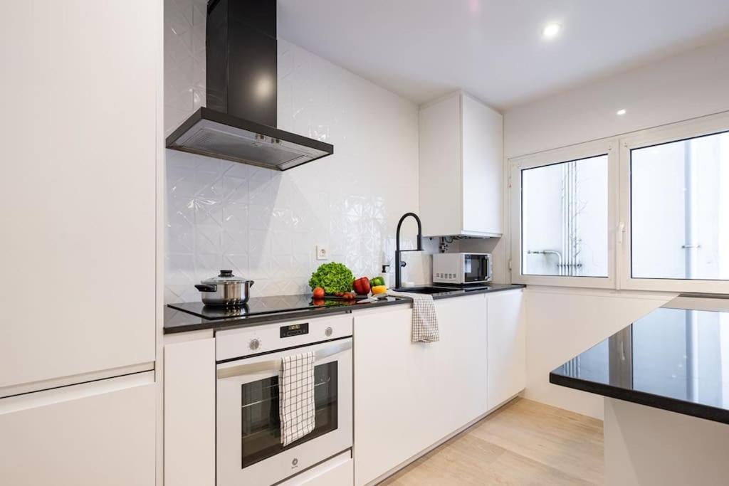 Kuchyň nebo kuchyňský kout v ubytování Apartamento San José
