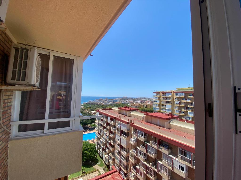 Balkón nebo terasa v ubytování Iris Vistas Benalmadena