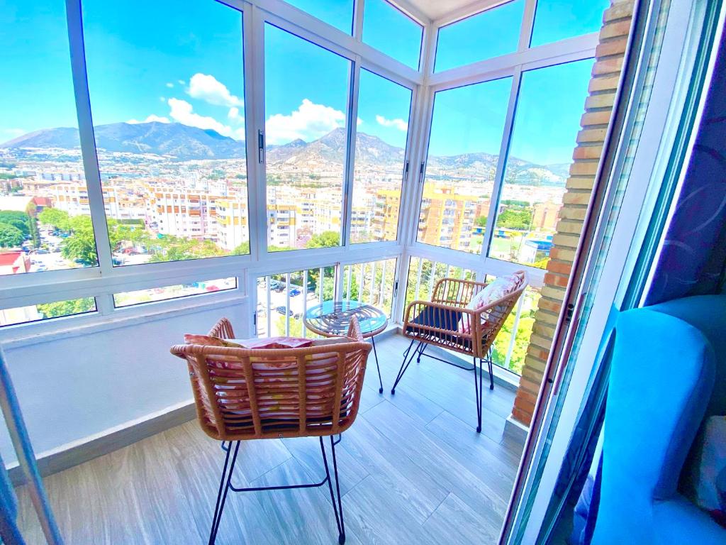 Nespecifikovaný výhled na hory nebo výhled na hory při pohledu z apartmánu