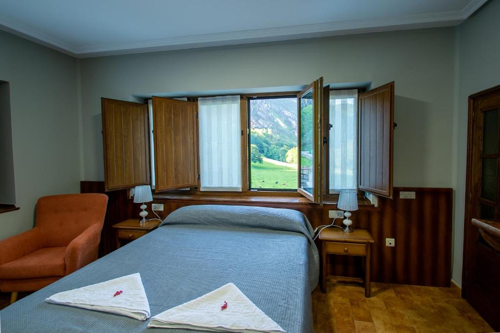 Postel nebo postele na pokoji v ubytování La Casona de Rey