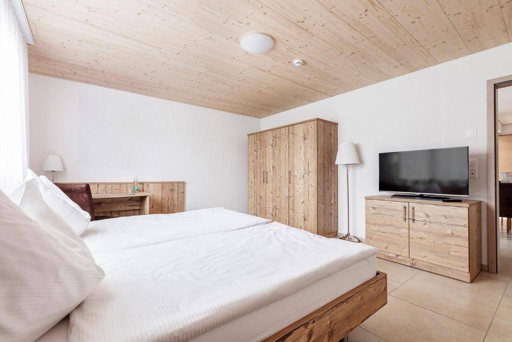 Postel nebo postele na pokoji v ubytování Landhotel - Löwen
